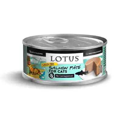 Lotus Grain-Free Salmon Paté Canned Cat Food 5.5oz