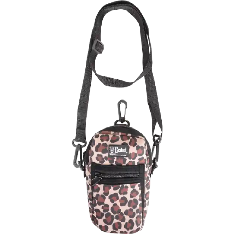 Cashel Snap On Bag / Phone Holder- Leopard Print