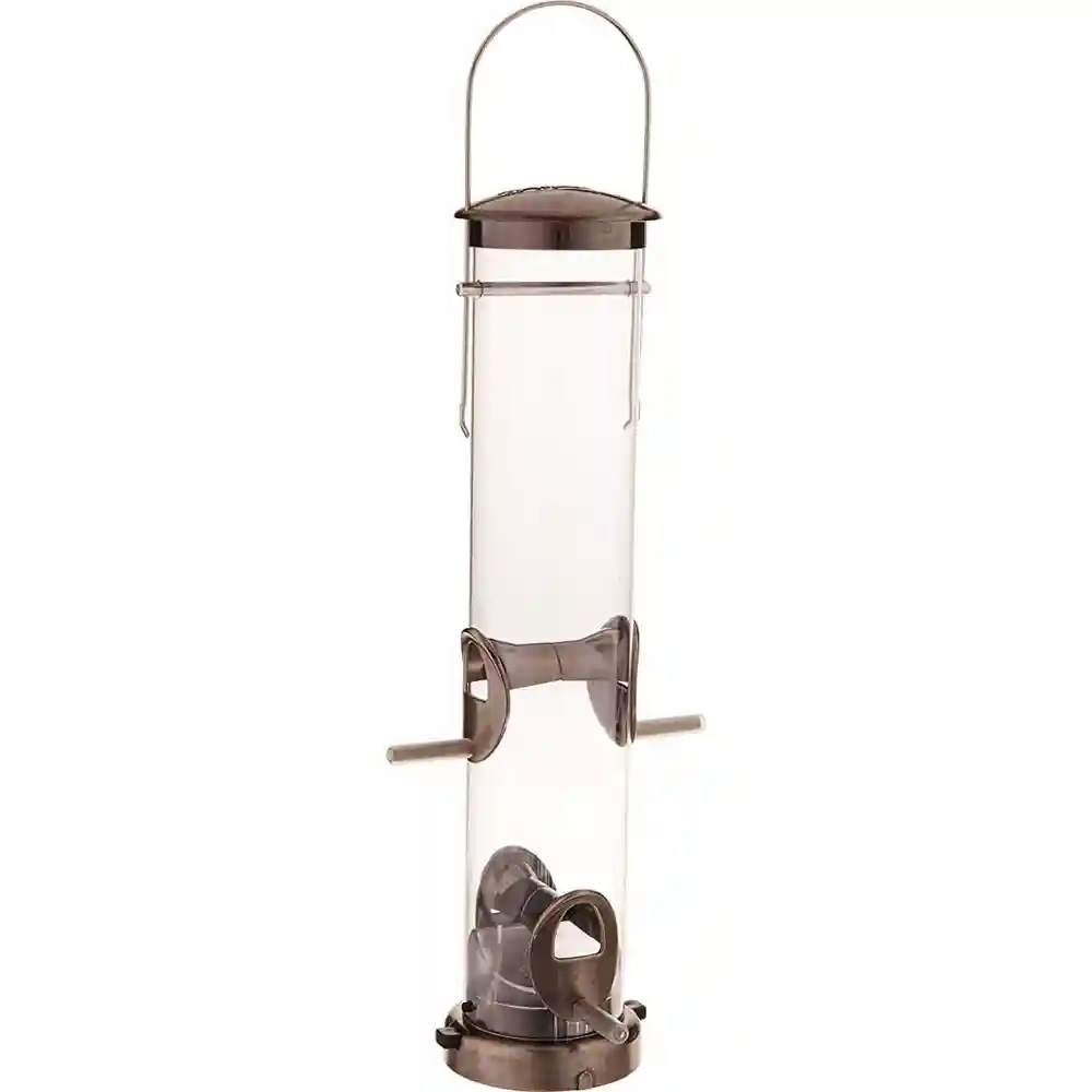 Quick-clean Brushed Nickel Seed Tube Medium