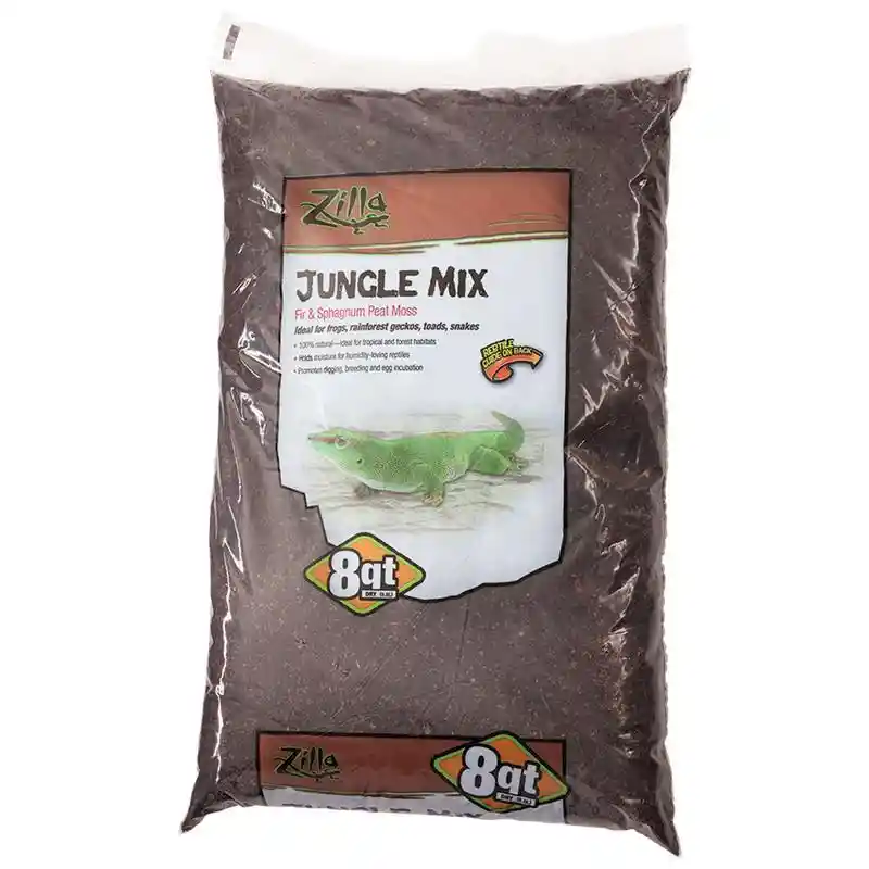 Zilla Bedding Litter Jungle Mix 8 Qt