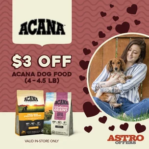 ACANA | $3.00 OFF S…