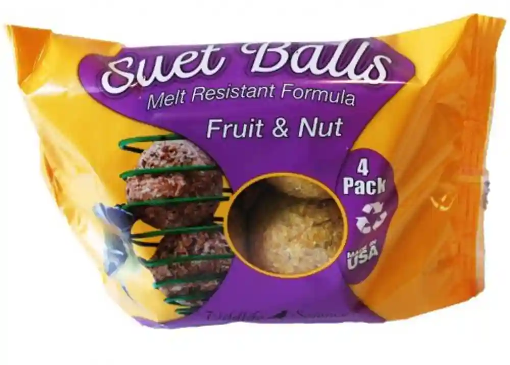 Wildlife Sciences - Suet Balls - Fruit & Nut - 4 Pack