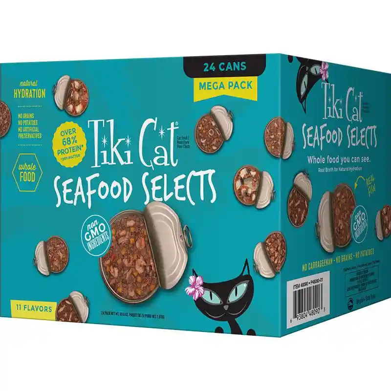Tiki Cat Seafood Selects Variety Pack