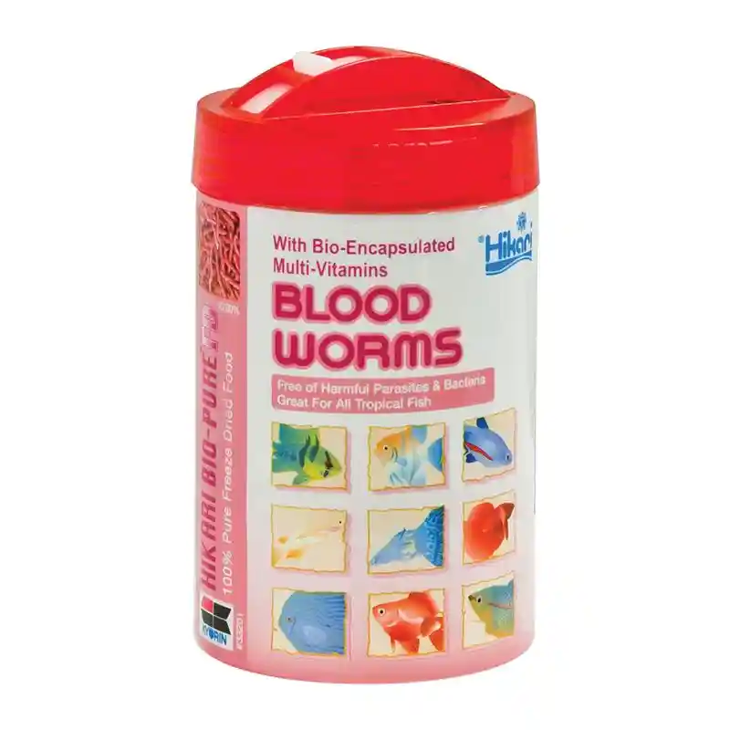 Freeze Dried Blood Worms .42 Oz