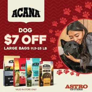 ACANA | $7.00 OFF 1…