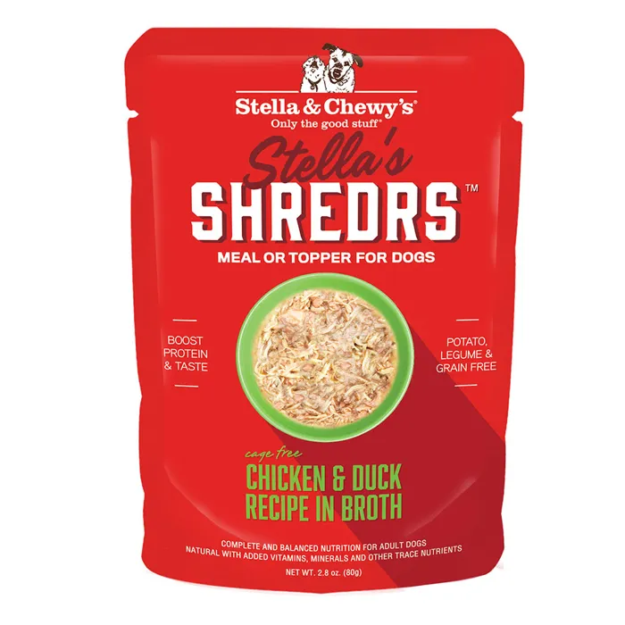 Stella's Shredrs Chicken & Duck - 2.8oz