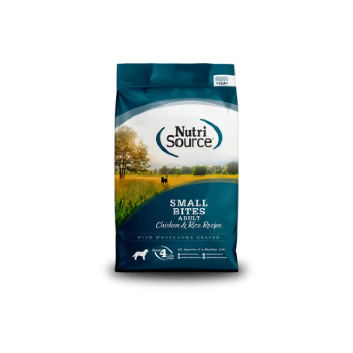 Nutrisource Chicken & Rice Small Bites 4-lb