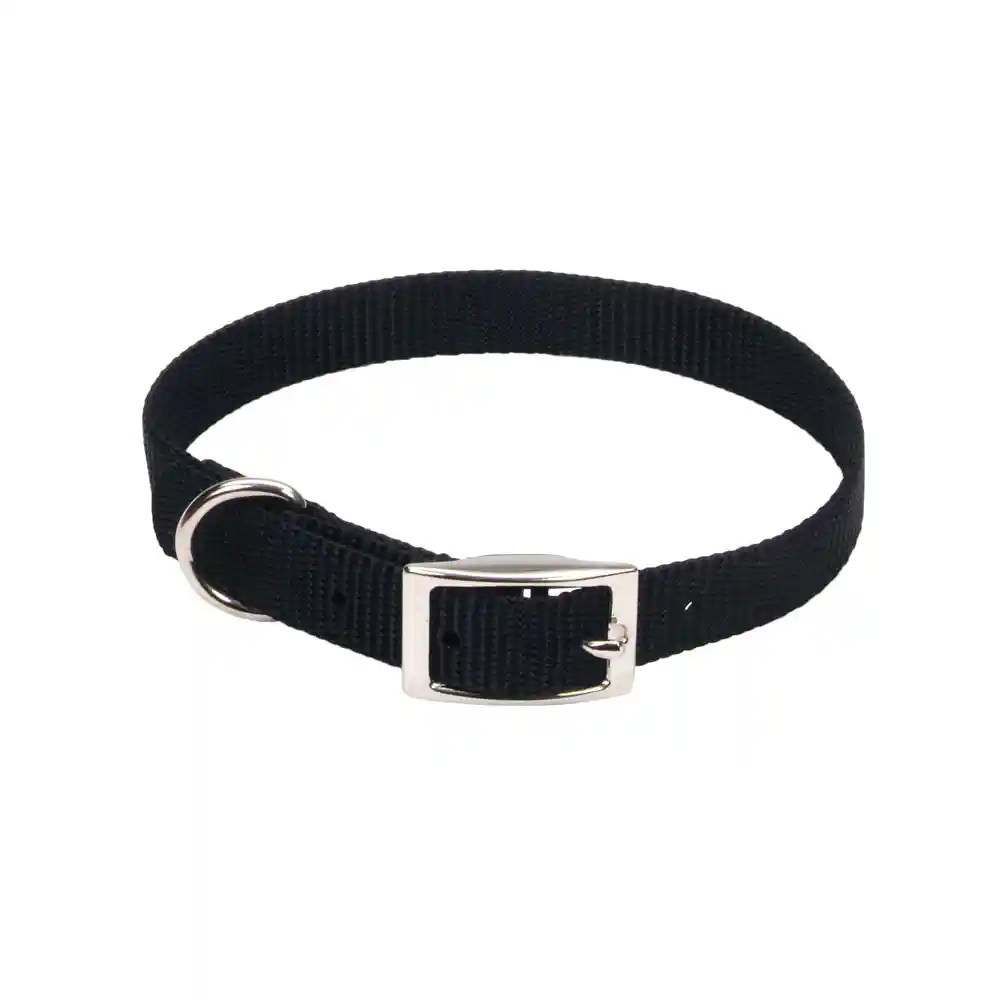 Coastal Single-ply Nylon Dog Collar Black 5/8" X 14"