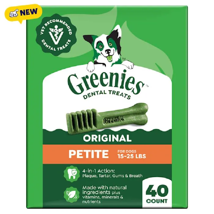 Greenies Original Dental Chews Petite 40ct 24oz