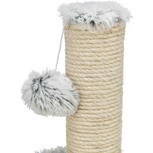 Trixie Winnie scratching post jute pole and pom detail