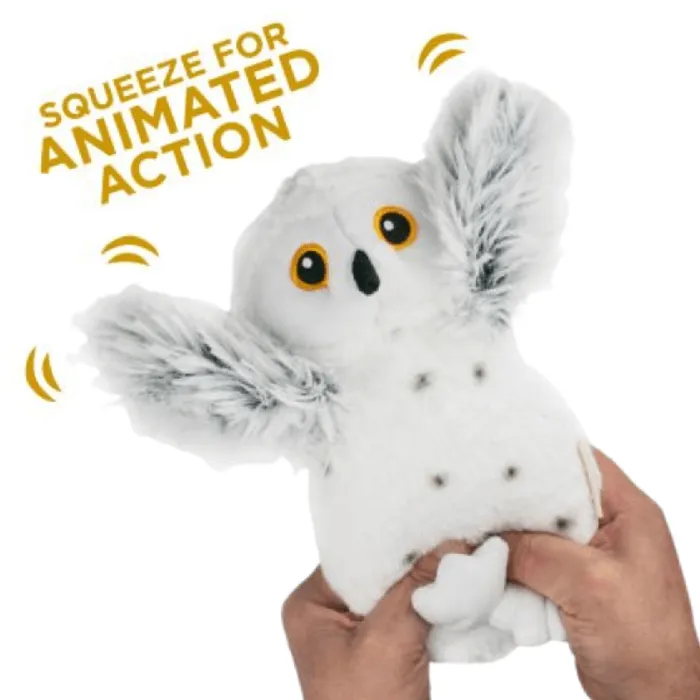 Tall Tails Animated Snow Owl Dog Toy