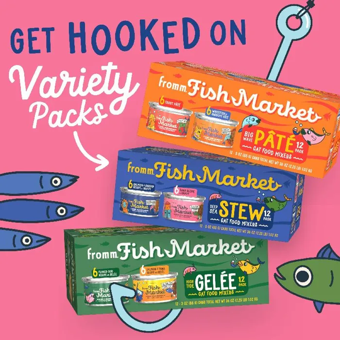 Fromm Cat Fish Market High Tide Gelee Mixers Varie