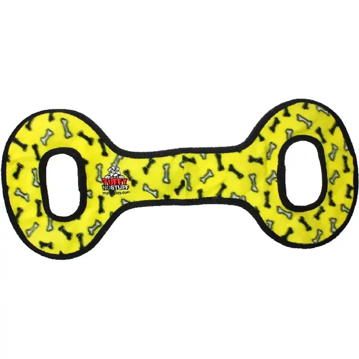 Tuffy Ultimate Tug-O-War -Yellow Bone, Med