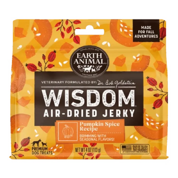 Earth Animal Wisdom Jerky Pumpkin 4oz