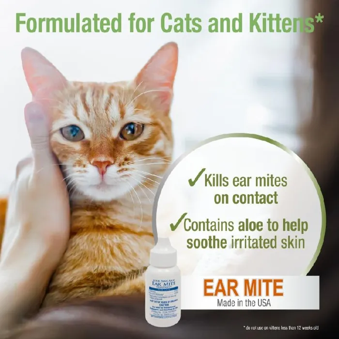 Ear Mite Remedy Cat .75-oz