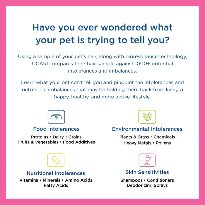 Ucari Pet Intolerance Test