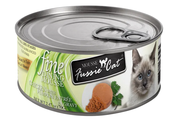 Fussie Cat Fine Mousse Chicken & Pumpkin 2.47-oz