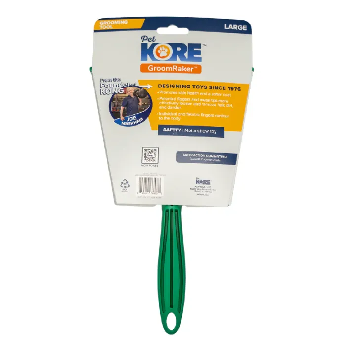 Petkore Groomraker For Dogs, Green, Large