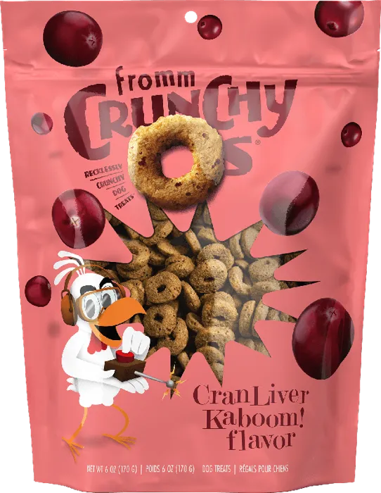 Fromm Dog Crunchy O's Cranberry Liver 26oz