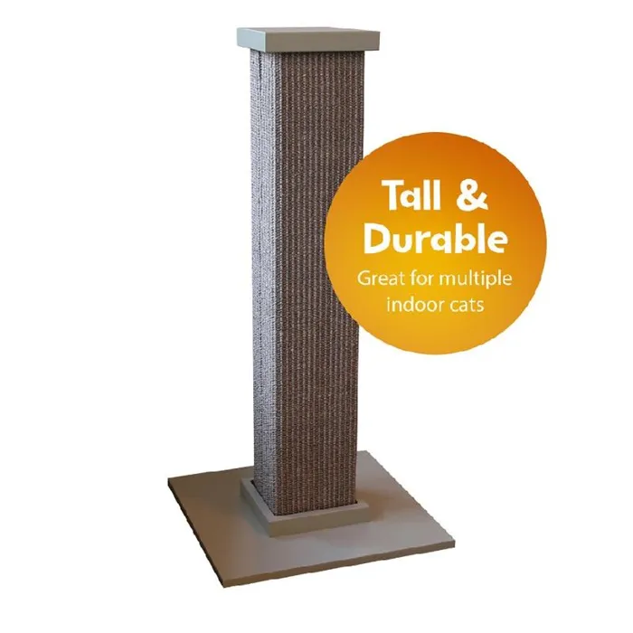 32 In. Ultimate Scratching Post - Gray