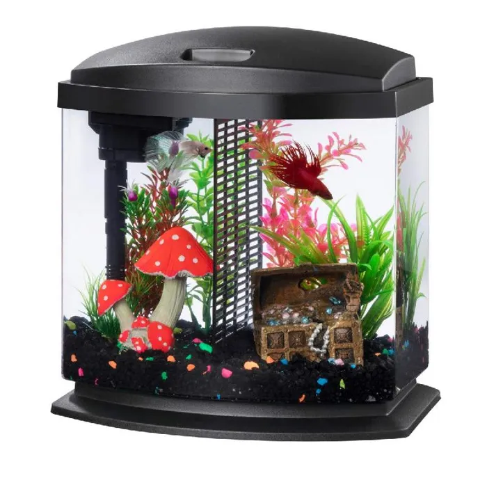 2.5gal Bettabow Kit LED Smartclean Black