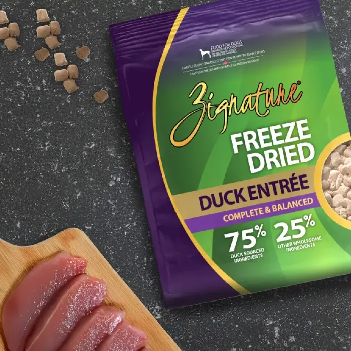 Zignature Freeze Dried Duck Entrée 4 Oz
