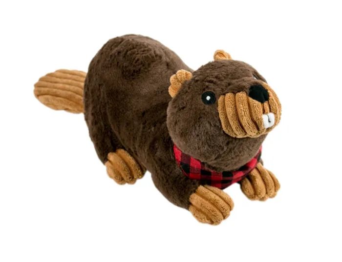 Tall Tails Dog Toy Plush Bandana Bunch Beaver 15"