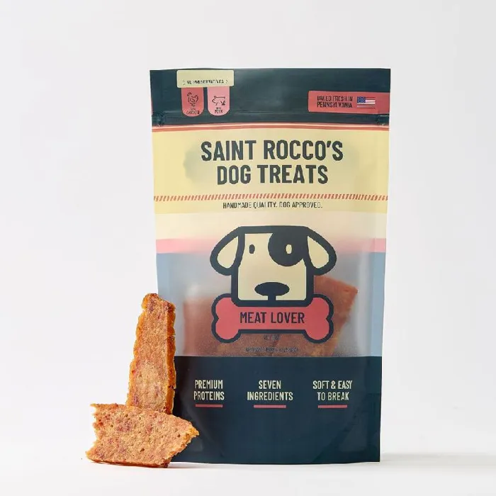 Saint Roccos Dog Treats Meat Lover 8-oz