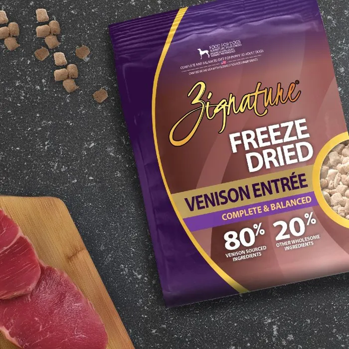 Zignature Freeze Dried Venison Entrée 4 Oz