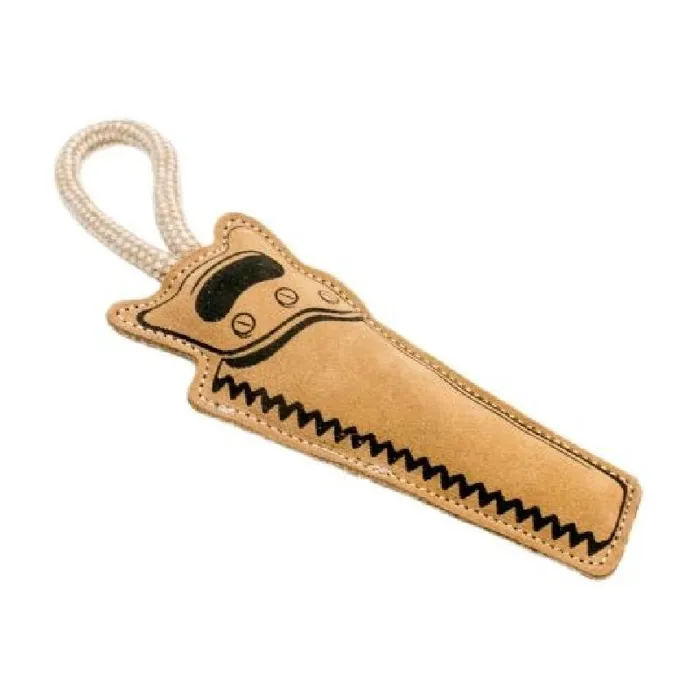 Original Territory Natural Leather Saw Tug W/Sqkr