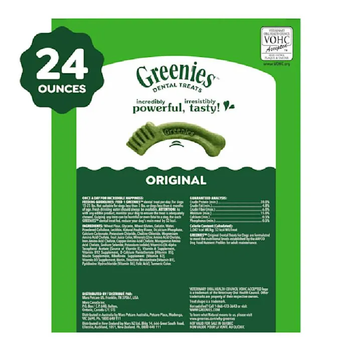 Greenies Original Dental Chews Petite 40ct 24oz