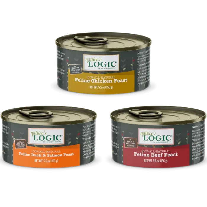 Nature's Logic Feline Duck Salmon 5.5 Oz