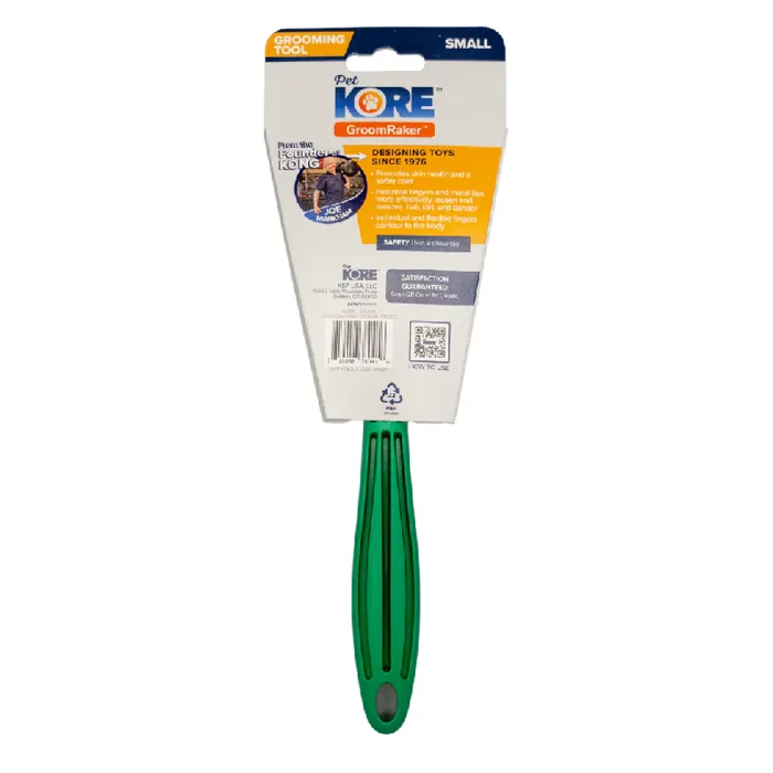 Petkore Groomraker For Dogs, Green, Small