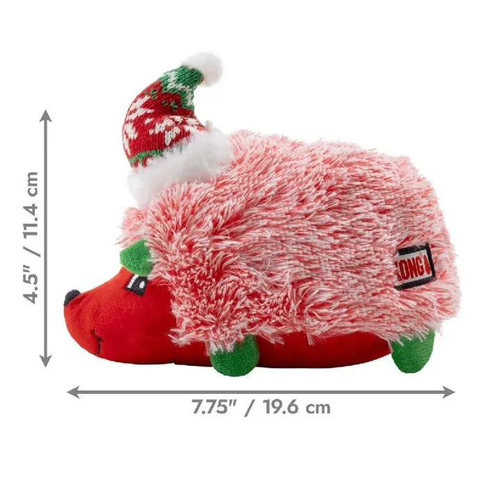 Kong Holiday Comfort Hedgehug Red Medium