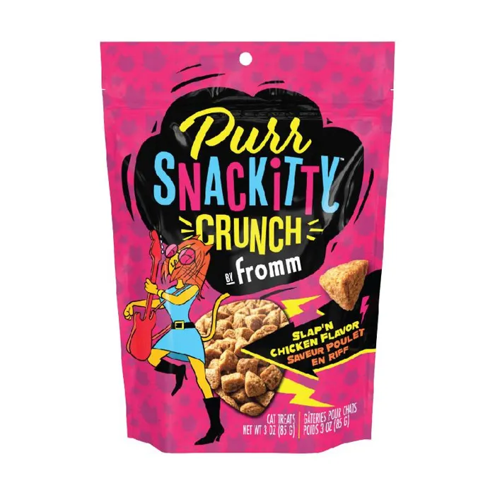 Fromm Purr Snackitty Crunch Slap'n Chicken Treat 3oz