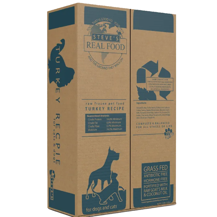 Steve's Real Food Frozen Turkey Nuggets 9.75-lb