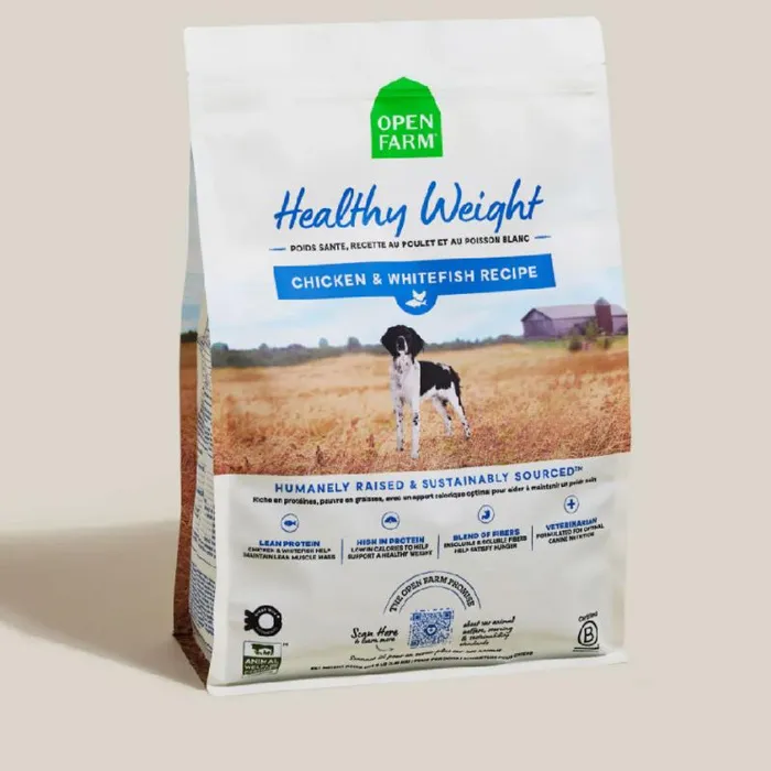 Open Farm Dog Dry Healthy Weight Chicken Whitefish 22-lb