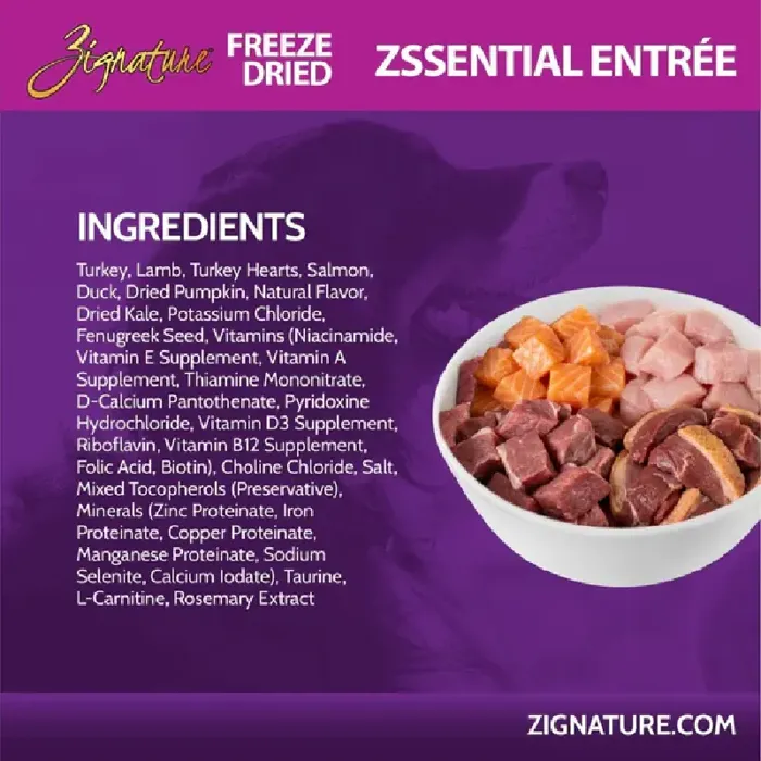 Zignature Freeze Dried Zssential Entrée 4 Oz