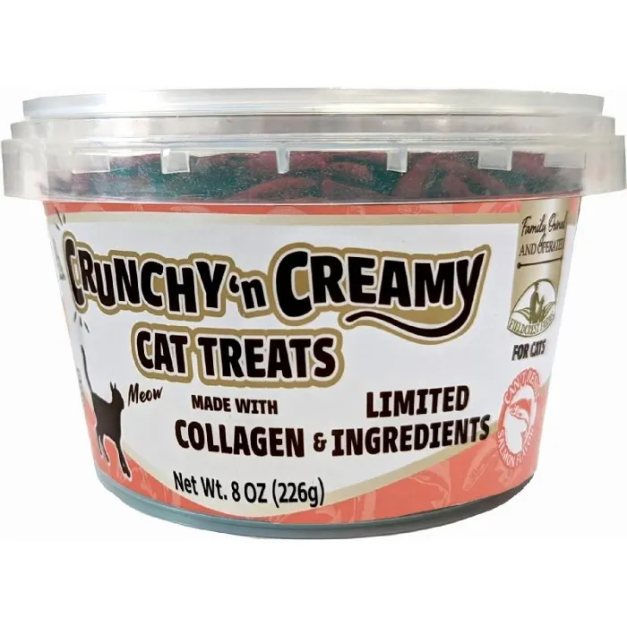 Nothing to Hide Collagen Cat Treat Slmn 8-oz Tub