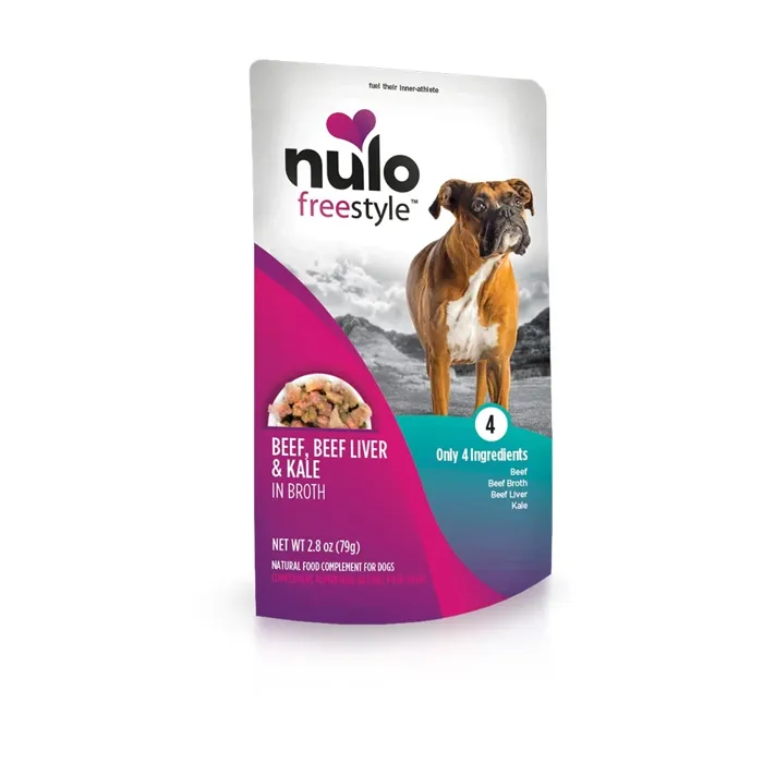 Nulo Freestyle Dog Beef/Kale Pouch 2.8-oz