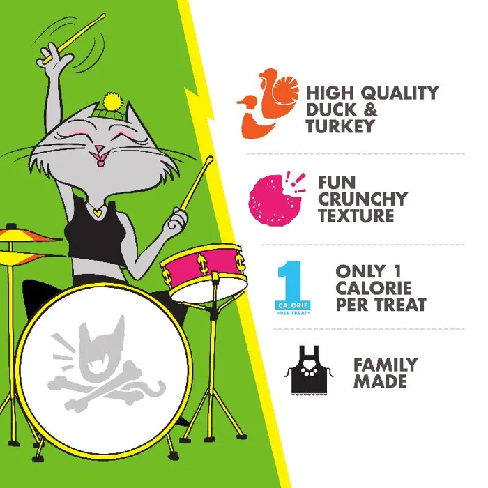 Fromm Purrsnackitty Crunch Gamebird Blitz Treat3oz