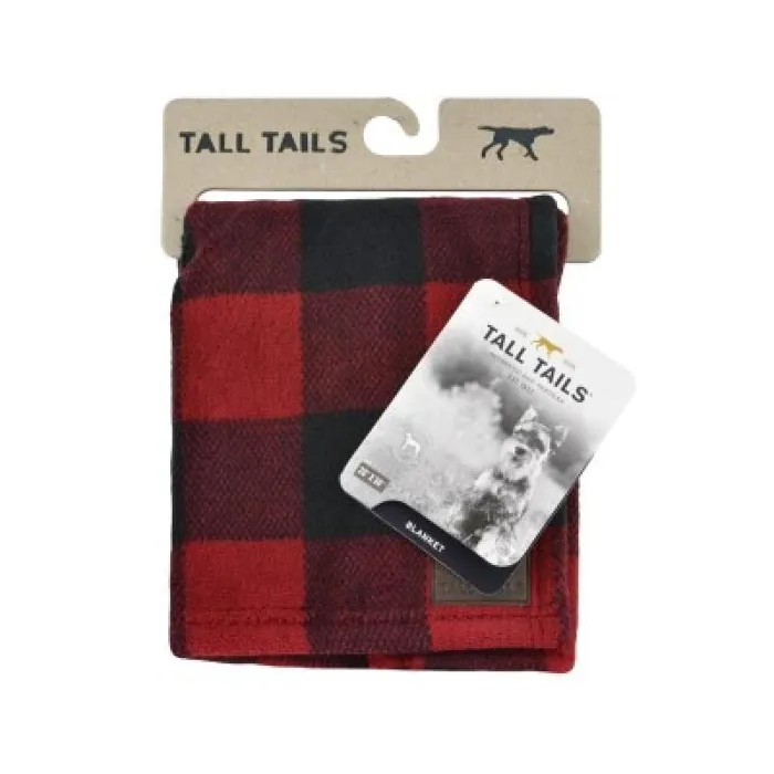 Tall Tails Blanket Fleece 20x30 Hunters Plaid