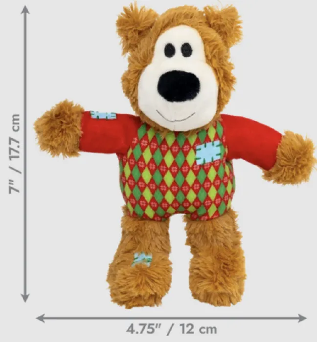 Kong Holiday Wild Knots Sweater Bear Small/Medium