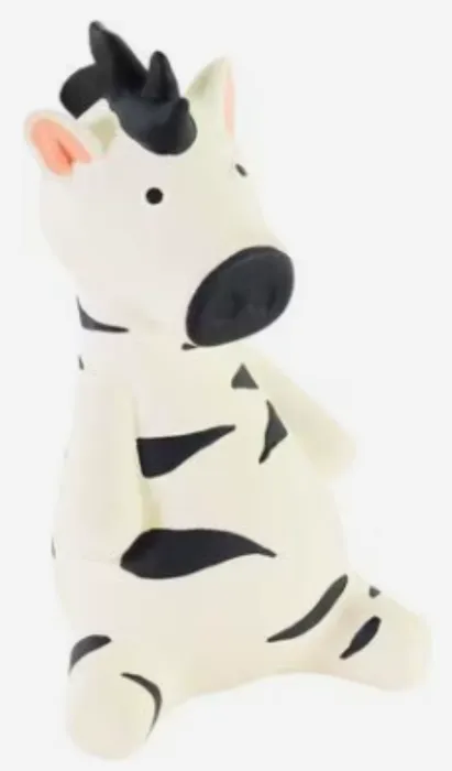 Rascals By Coastal Latex Dog Toy, Zebra, 6"