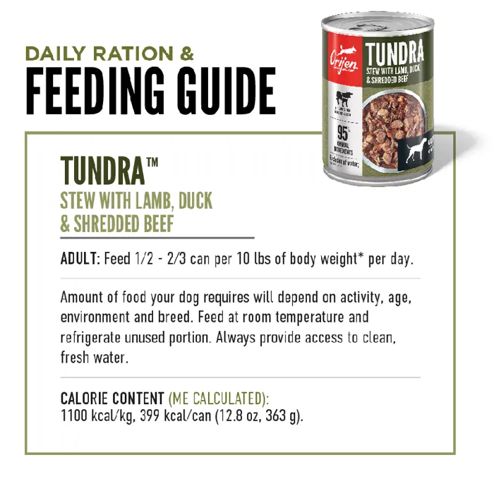 Orijen Dog Tundra Stew 12.8-oz