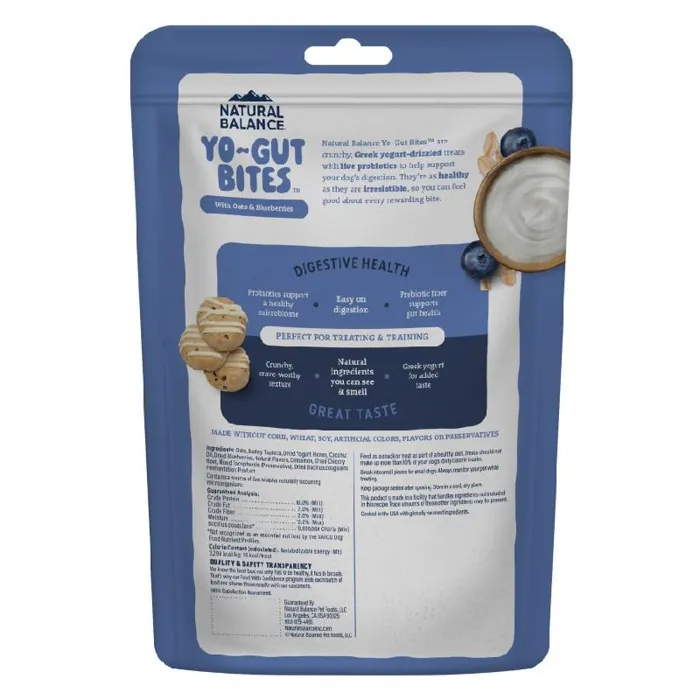 Yo-Gut Bites Oats & Bluebrries 4.5oz