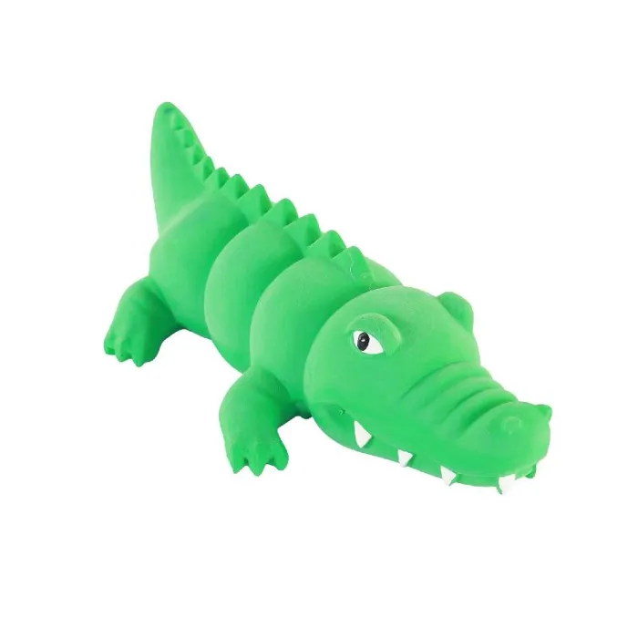 Rascals By Coastal Latex Dog Toy, Crocodile, 4"