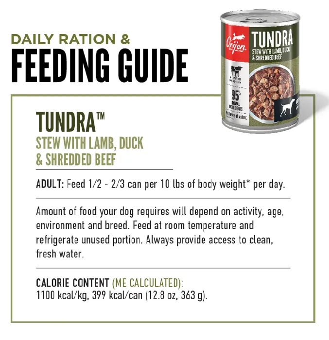 Orijen Dog Tundra Stew 12.8-oz
