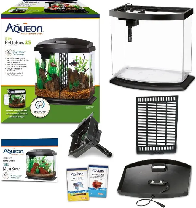 2.5gal Bettabow Kit LED Smartclean Black