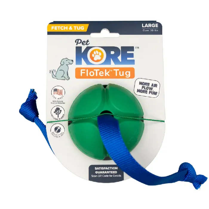 Petkore Flotek Tug For Dogs, Green, Large
